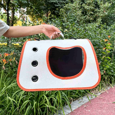 Sac de Transport pour Chien - DogTravelBag™ - Orange - Galaxie Des Chiens