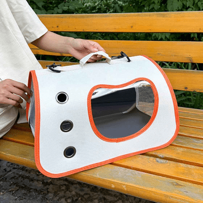 Sac de Transport pour Chien - DogTravelBag™ - Orange - Galaxie Des Chiens