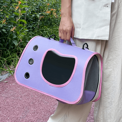 Sac de Transport pour Chien - DogTravelBag™ - Violet - Galaxie Des Chiens