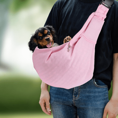 Sac à Bandoulière - PupPorter™ - Rose - Galaxie Des Chiens