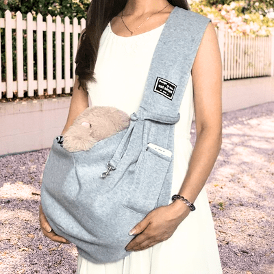 Sac à Bandoulière - PupPorter™ - Gris Clair - Galaxie Des Chiens