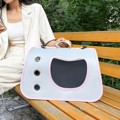 Sac de Transport pour Chien - DogTravelBag™ - Rose - Galaxie Des Chiens