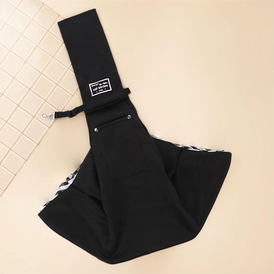 Sac à Bandoulière - PupPorter™ - Noir - Galaxie Des Chiens