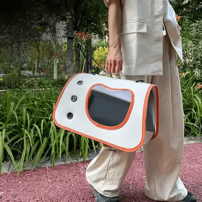 Sac de Transport pour Chien - DogTravelBag™ - Orange - Galaxie Des Chiens