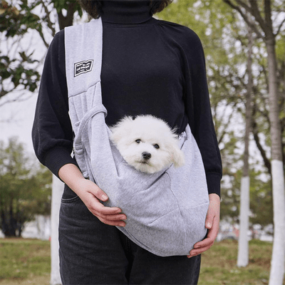 Sac à Bandoulière - PupPorter™ - Gris Clair - Galaxie Des Chiens