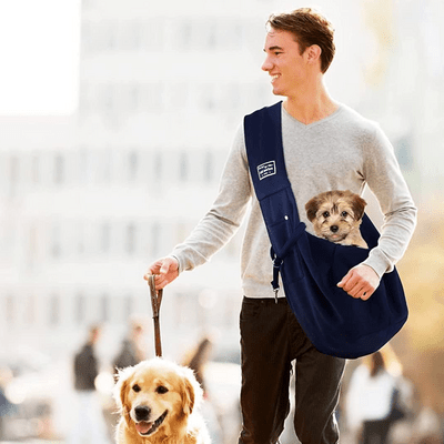 Sac à Bandoulière - PupPorter™ - Bleu - Galaxie Des Chiens